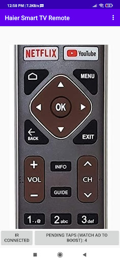 Haier TV Remote Control App پی سی