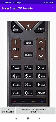 Haier TV Remote Control App پی سی