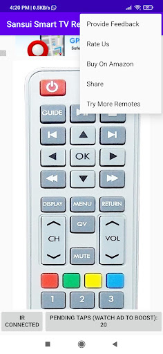 Sansui Tv Remote Control App