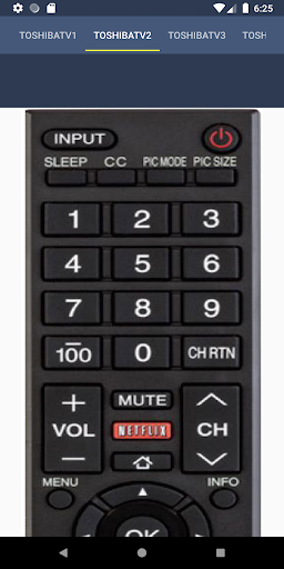 Toshiba TV Remote Control PC