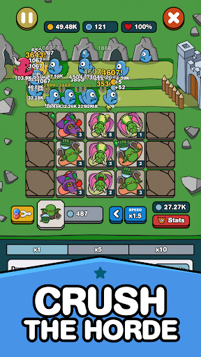 Hero Defense: Merge TD