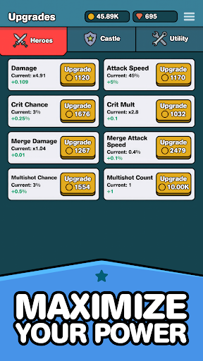 Hero Defense: Merge TD