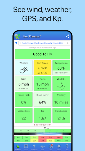 komputer UAV Forecast for Drone Pilots