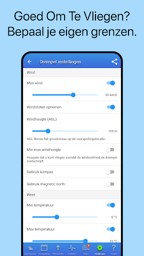 UAV Forecast voor dronepiloten PC