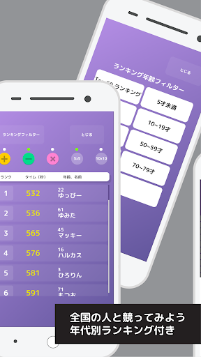 毎日１回１００マス計算ー基礎計算トレーニング（ボケ防止にも） PC