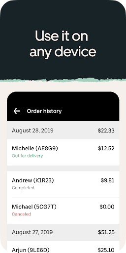 Uber Eats Orders PC
