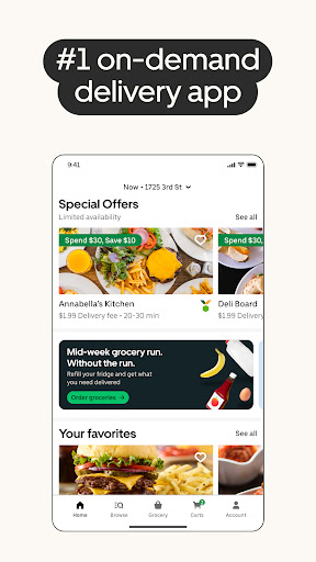 Uber Eats: خدمة توصيل الطعام المحلية