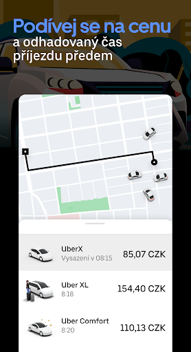 Uber - Objednat si jízdu PC