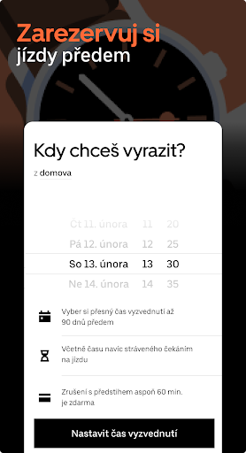 Uber - Objednat si jízdu PC