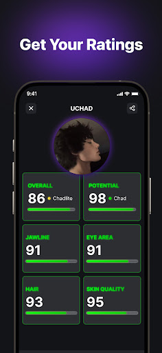 UCHAD AI Looksmax Face Rating ПК