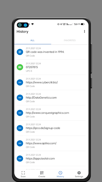 QR Code Reader الحاسوب