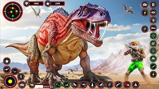 Wild Dino Schießen Jäger Spiel