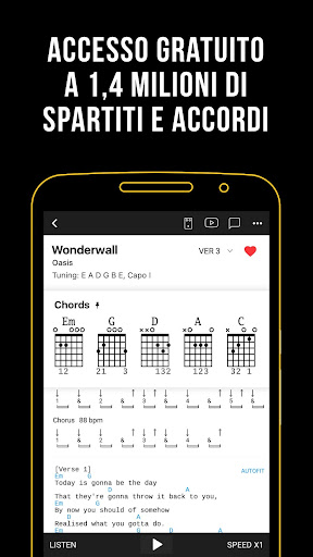 Ultimate Guitar: Accordi, Tabs