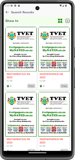 TVET Exam Papers NATED and NCV PC