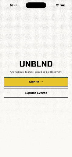 komputer UNBLND - make friends app