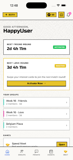 komputer UNBLND - make friends app