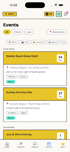 komputer UNBLND - make friends app
