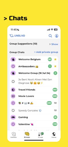 UNBLND - maak vrienden app PC