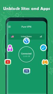 Pure VPN Proxy - Free Secure Fast Unblock VPN الحاسوب