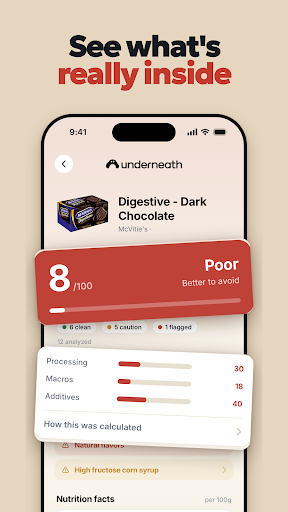 Underneath - Food Scanner