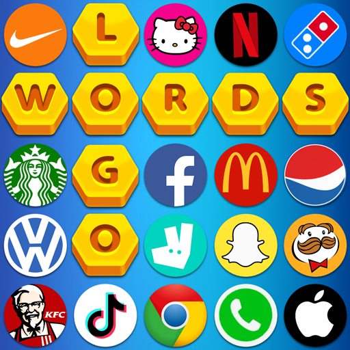 Logo Words - 徽标词，连接字母并猜测品牌电脑版