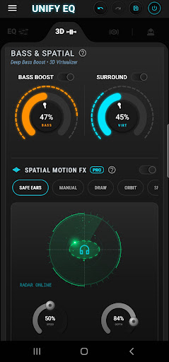 komputer UNIFY - Equalizer & Bass Pro
