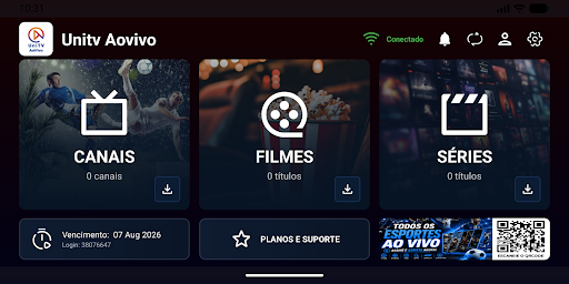 UniTV Ao Vivo: Canais e Sinal para PC