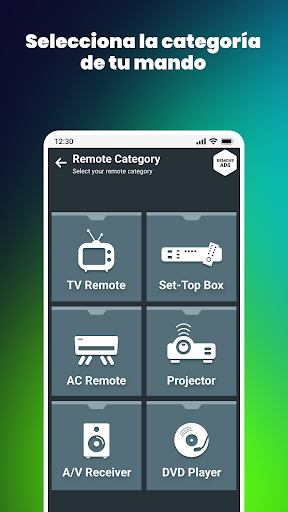 Control remoto universal de TV PC