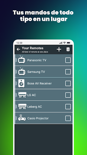 Control remoto universal de TV PC