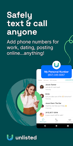 Unlisted - Second Phone Number پی سی