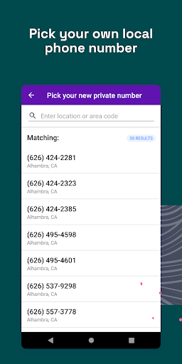Unlisted - Second Phone Number پی سی