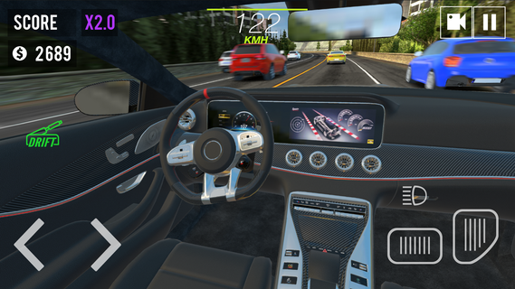 Racing in Car 2021 - POV traffic driving simulator
