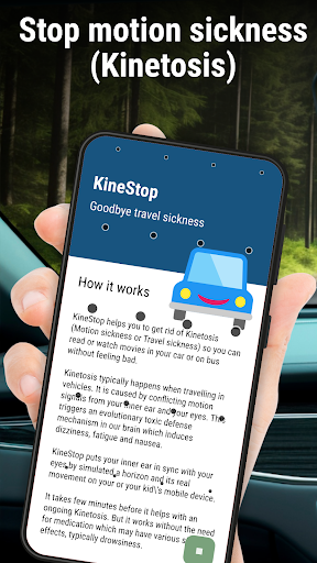 KineStop: Car sickness aid پی سی