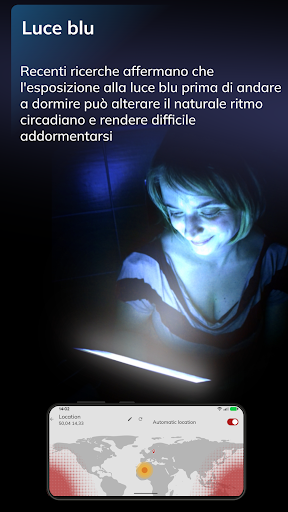 Twilight: filtro di luce blu