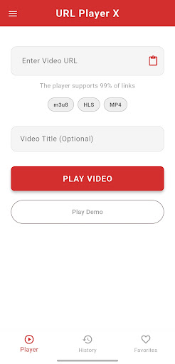 URL Player X الحاسوب