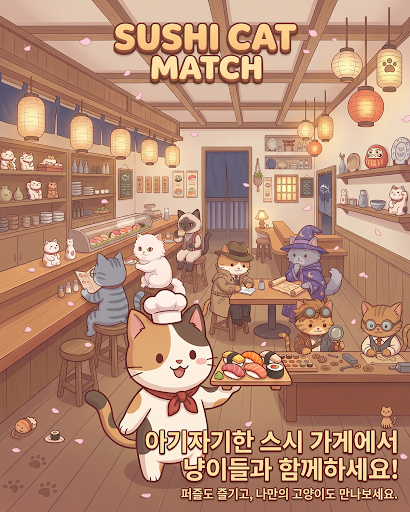 Sushi Cat Match: 고양이 초밥집 PC