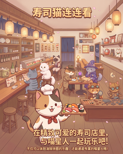 Sushi Cat Match: 猫咪寿司店