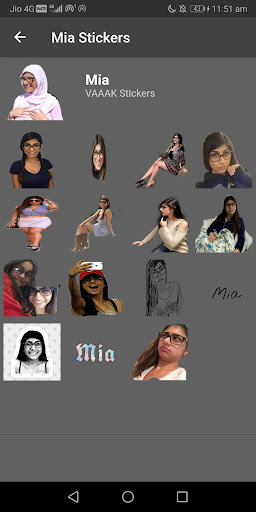 Mia Khalifa WAStickers para PC