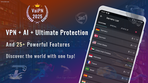 Vaipn AI VPN - Rápido e Seguro para PC