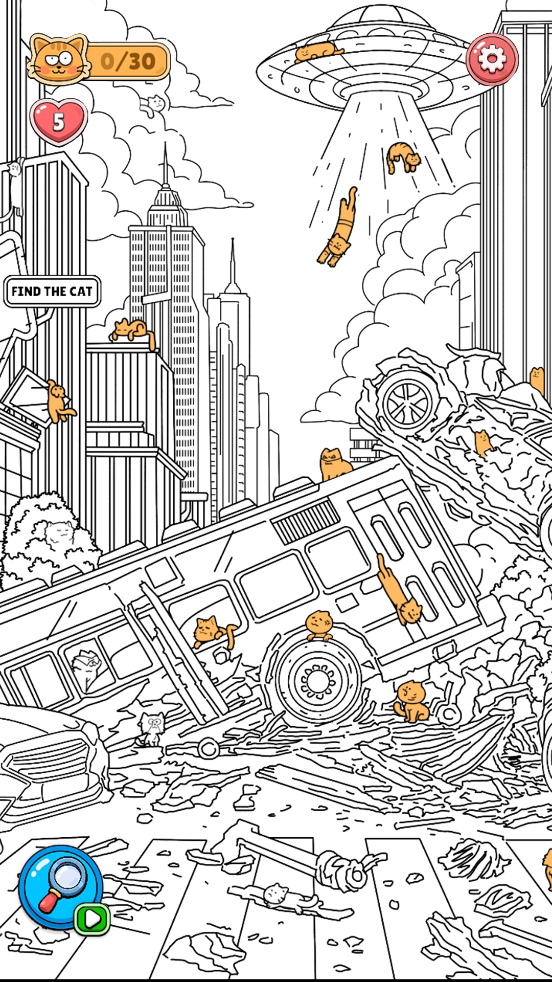 ねこ探し(Find The Cat) PC版