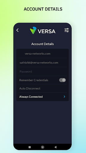 Versa SASE Client PC