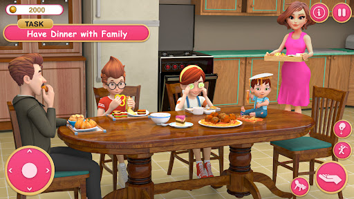 The Mother Sim Life Mom Games الحاسوب