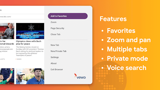 Web Browser by Vewd پی سی