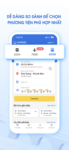 Vexere: Vé xe Máy bay Thuê xe PC