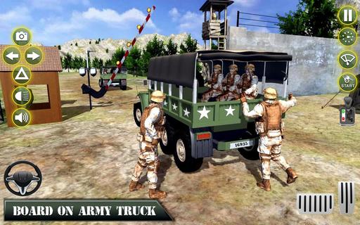 अमेरिकी सेना ट्रक सिम वाहन PC
