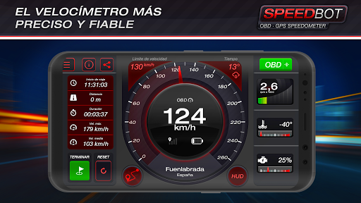 Speedbot. Velocímetro GPS/OBD2