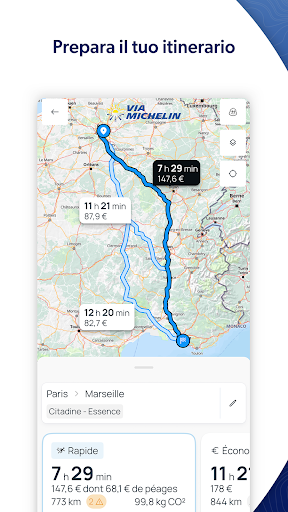 ViaMichelin GPS, Mappe