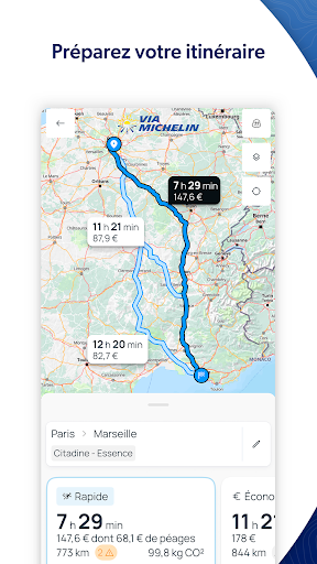 ViaMichelin gps, carte, trafic