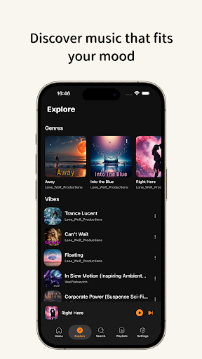 komputer Vibeflow-Music,Radio&Podcasts