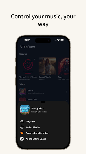 komputer Vibeflow-Music,Radio&Podcasts